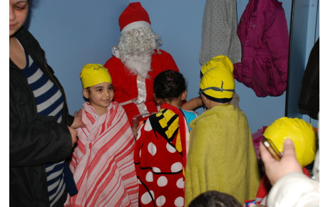 Visite du Père Noël Lundi à la Piscine