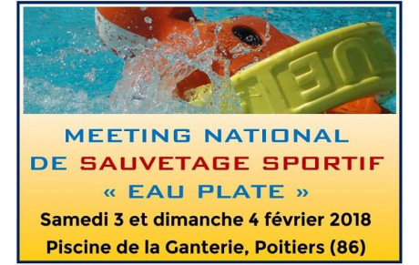 Résultats Meeting National de Sauvetage Sportif Eau Plate à Poitiers