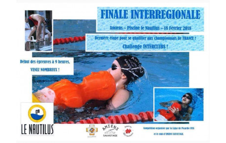 Résultat compétition Amiens finale interrégional 18 fevrier 2018